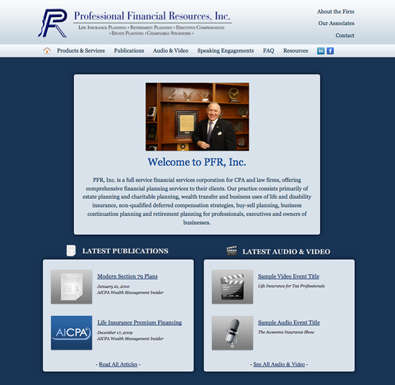 MyPFR Website